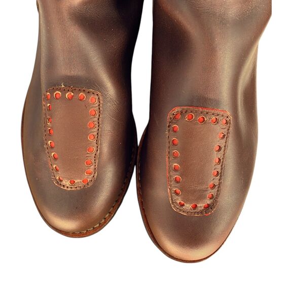 NIB Penelope Chilvers Tall Long Tassel Boot Conker Brown Leather EU 38 / US 7 - Picture 11 of 16